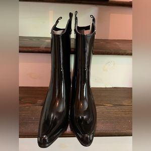 Nomad Cowboy Boots. -Shiny black patent leather- size 11